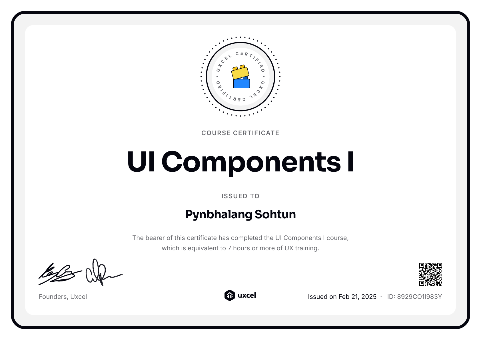 Pynbhalang Sohtun's certificate